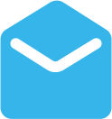 Solid blue square, representing a vibrant sky or abstract art background.