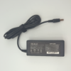 Laptop power adapter with cable on a white background. Model NSP090 for Samsung, output 19V, 3.16A.